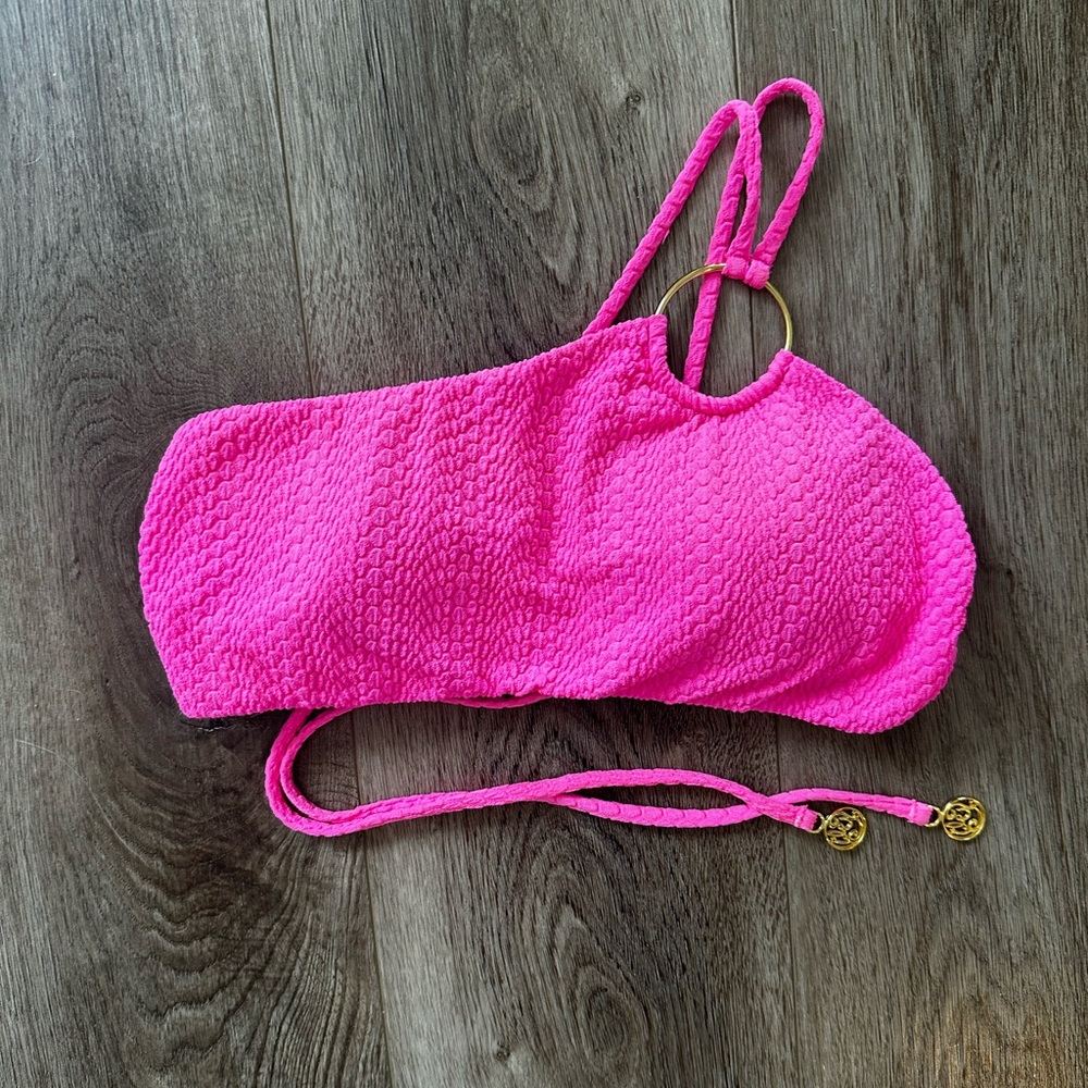 Bikini top hot pink